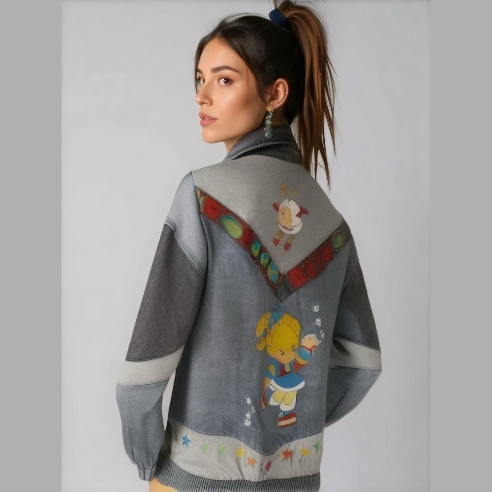 Wild Fable Denim Patchwork Jacket Small Medium